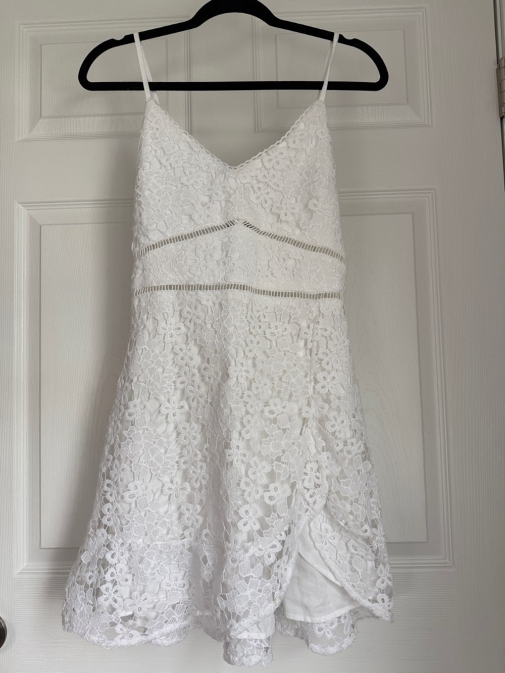 Abercrombie & Fitch White Smocked Dress